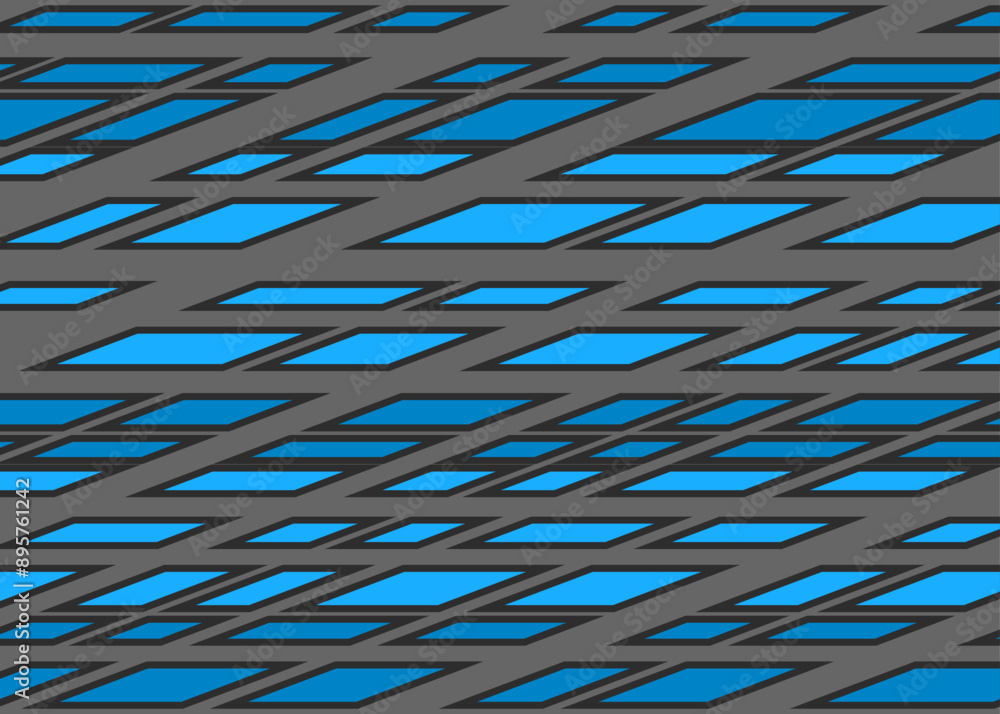Poster abstract background with random square stripe pattern