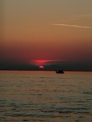 Fototapeta premium tramonto sul mare