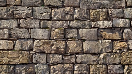 Fototapeta premium Old Castle Stone Wall Texture
