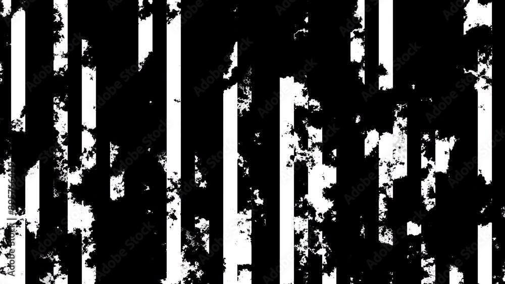 Poster Wallpaper nostalgic retro perspective lines vintage colorful stripes, grunge texture background 4K Loop