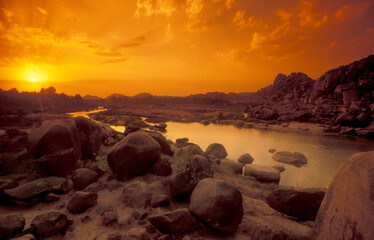 INDIA KARNATAKA HAMPI LANDSCAPE