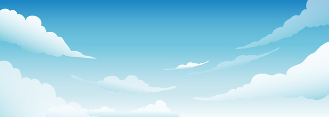 blue sky and clouds background	