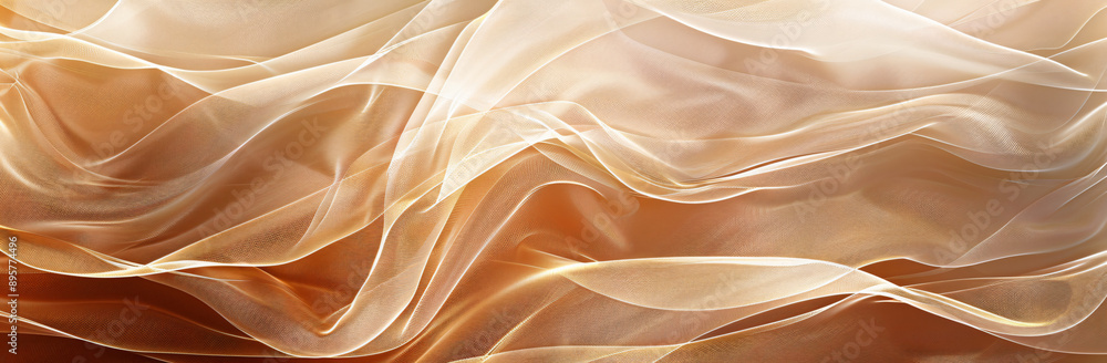 Aufkleber shiny texture, neutral color tone, beige background with an elegant and sophisticated pattern in the