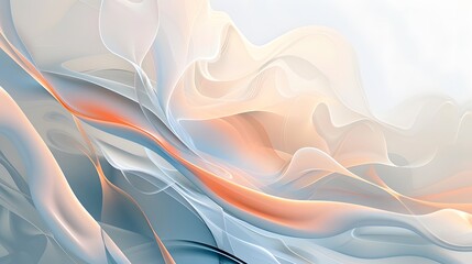 Obraz premium Nature-Inspired Abstract: An abstract background inspired by natural elements, with flowing lines and organic shapes. 