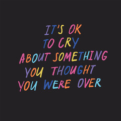 Mental health and self love positive inspirational psychological quotes,  hand drawn calligraphy, lettering, sayings. Vector hand drawn thoughts, good vibes vector illustration

