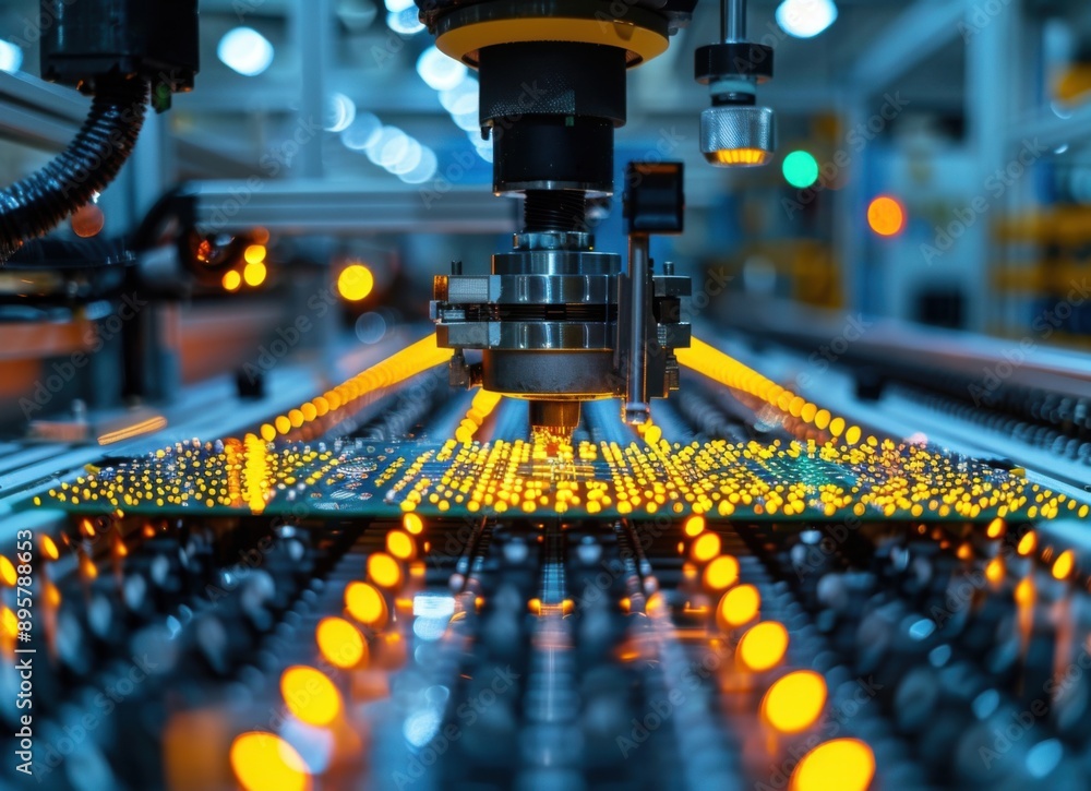 Poster automated circuit board assembly