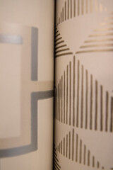 Texture Papier peint Tapisserie Echantillon Gros Plan