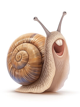 snail on a leaf