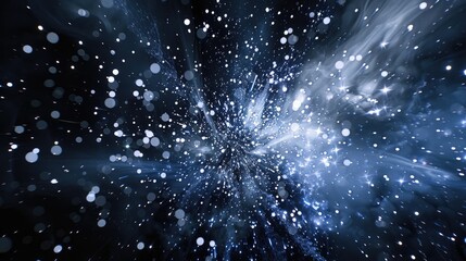 Explosive pyrotechnic fireworks display for aesthetic enjoyment