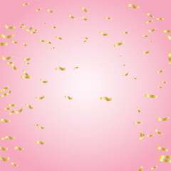 Golden flying confetti blue green celebration backgroundAdobe Illustrator Artwork