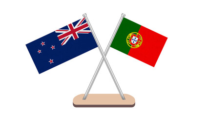 Portugal New Zealand Flag