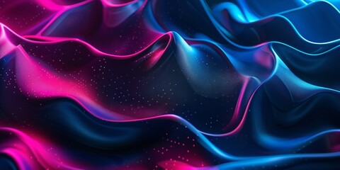 Fototapeta premium Abstract background with smoke waves on a dark background