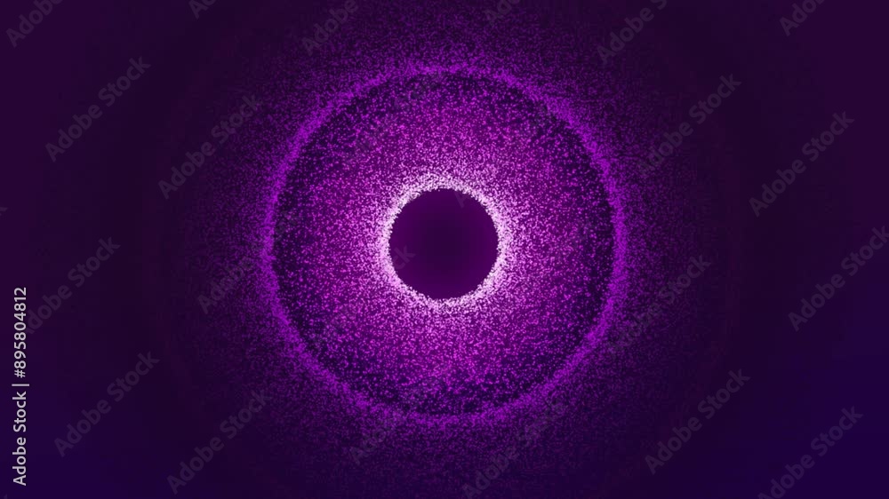 Aufkleber slow moving circles. design. stylish animation with moving centralized circles. the rings move in th