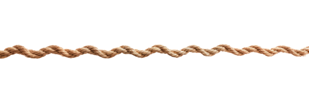 PNG  Twisted brown rope isolated background