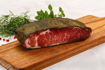 Delicous tasty dry pork jerky