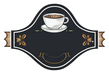 PNG Coffee logo architecture beverage building.