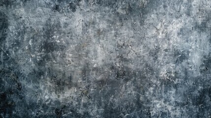 Texture of gray decorative plaster with vignette. Grunge abstract background with space for design.