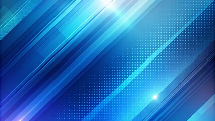 Obraz premium Stunning abstract gradient blue blurred background with sleek modern texture perfect for retail shopping ads, marketing materials, and web presentation.
