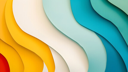 Gentle minimalistic tranquil background illustration