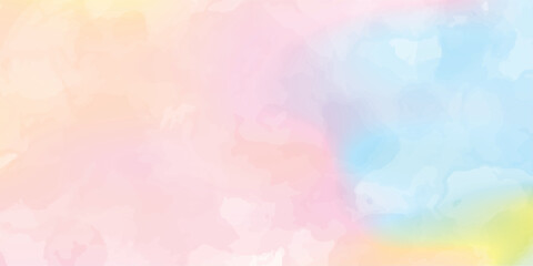 Vector abstract watercolor background colourful
