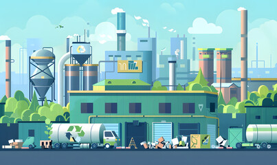 Obraz premium recycle and reuse products concept to keep the world green.