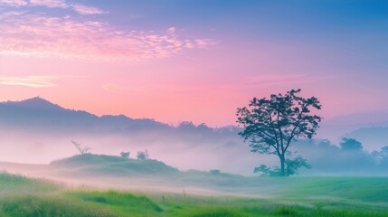 Fototapeta premium Free good morning scene wallpaper background photo