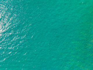 Aerial view of sea surface water texture background