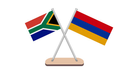 Armenia South Africa Flag