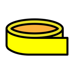 Tape Vector Filled Icon Design