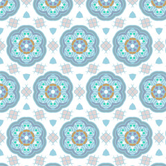 seamless pattern with flowers