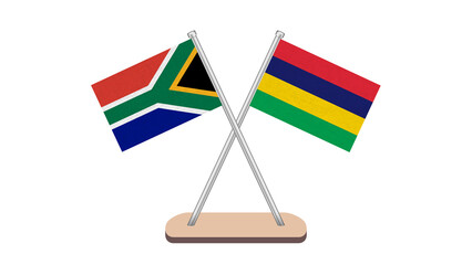 Mauritius South Africa Flag