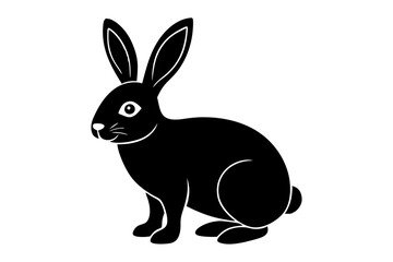 Funny Rabbit with White Background Vector Illustration, Cartoons, Clipart, and Line Art Design, Adorable funny rabbit vector illustration, perfect for cartoons, clipart, and line art designs