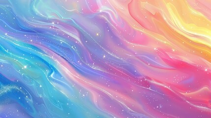 Mesmerizing Celestial Swirls of Color and Light