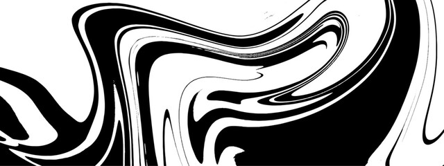 Abstract black and white marble grunge texture background.