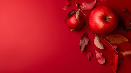 red apples