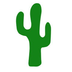 Cactus tropical plant. Vector illustration