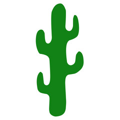 Cactus tropical plant. Vector illustration
