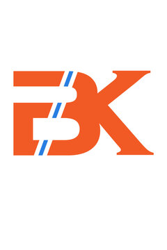 EBK  letter logo design