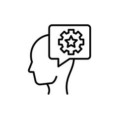 Event management outline icons, minimalist vector illustration ,simple transparent graphic element .Isolated on white background