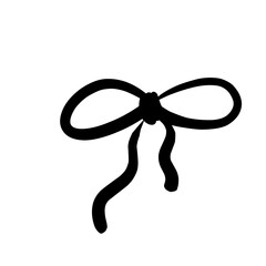 Vector illustrations of rope bows icon