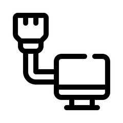 ethernet line icon