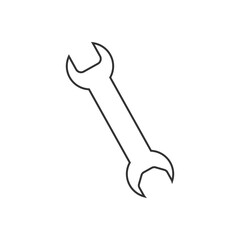 Repair icon. Wrench icon. Settings isolated. Vector