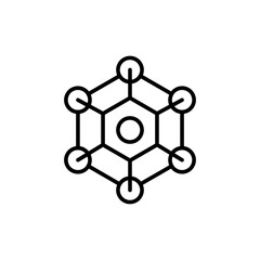 Hormones outline icons, minimalist vector illustration ,simple transparent graphic element .Isolated on white background