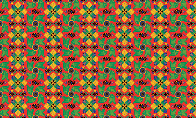 African ethnic native pattern.Traditional kente,ankara,kitenge,chitenge,capulana african wax print fabric pattern.Abstract vector motif pattern.For fabric,clothing,blanket,carpet,woven,wrap,decoration