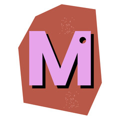 Retro Scrapbook Cutout Alphabet