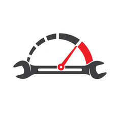 illustration of tune up, automotive, vector art.