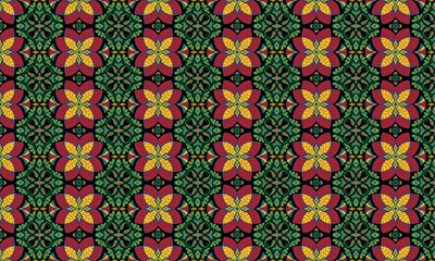 African ethnic native pattern.Traditional kente,ankara,kitenge,chitenge,capulana african wax print fabric pattern.Abstract vector motif pattern.For fabric,clothing,blanket,carpet,woven,wrap,decoration