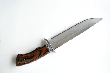 faca isolado em fundo branco 