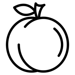 Cherry icon,  pictogram isolated on white. logo illustration