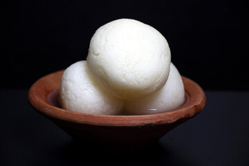 Indian traditional Assorted Sweets Rasgulla made from milk.
